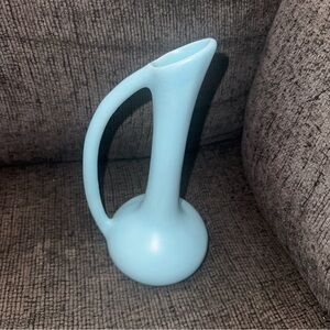 Elegant Blue Ceramic Vase